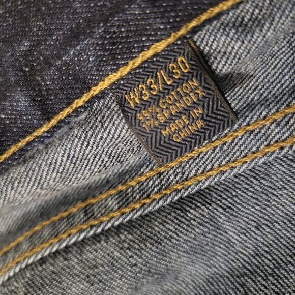 Brooks Brothers Jeans Men Size 33x29 901 Slim Fit New York Red Fleece Preppy - Picture 6 of 15